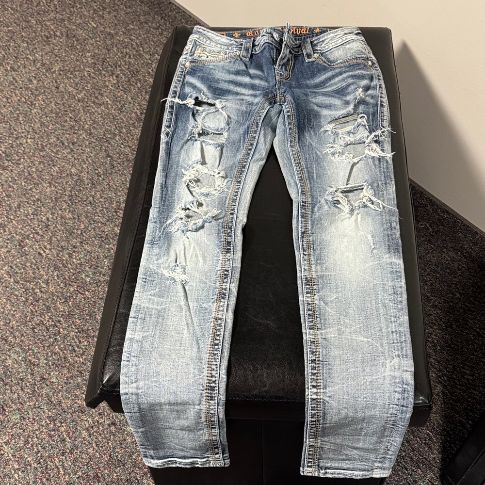 Distressed Light Blue women’s